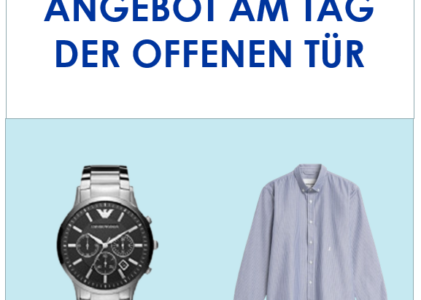 Das „Tag der offenen Tür“-Angebot